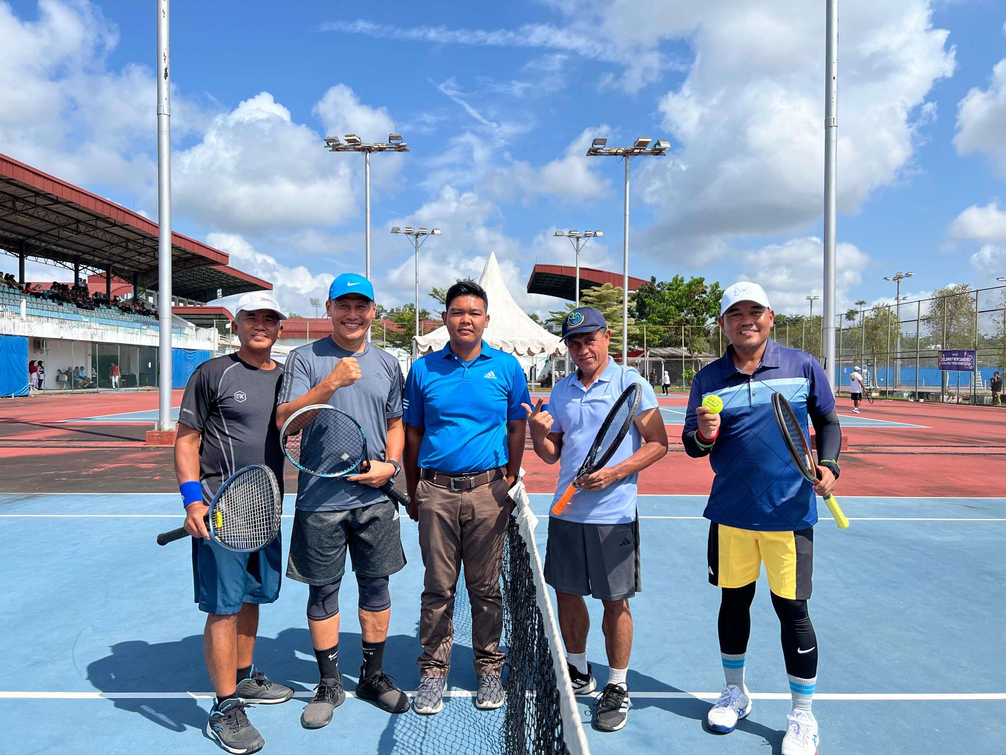 Tim Tenis Lapangan Muba Sumbang Emas di Porprov Korpri 2025