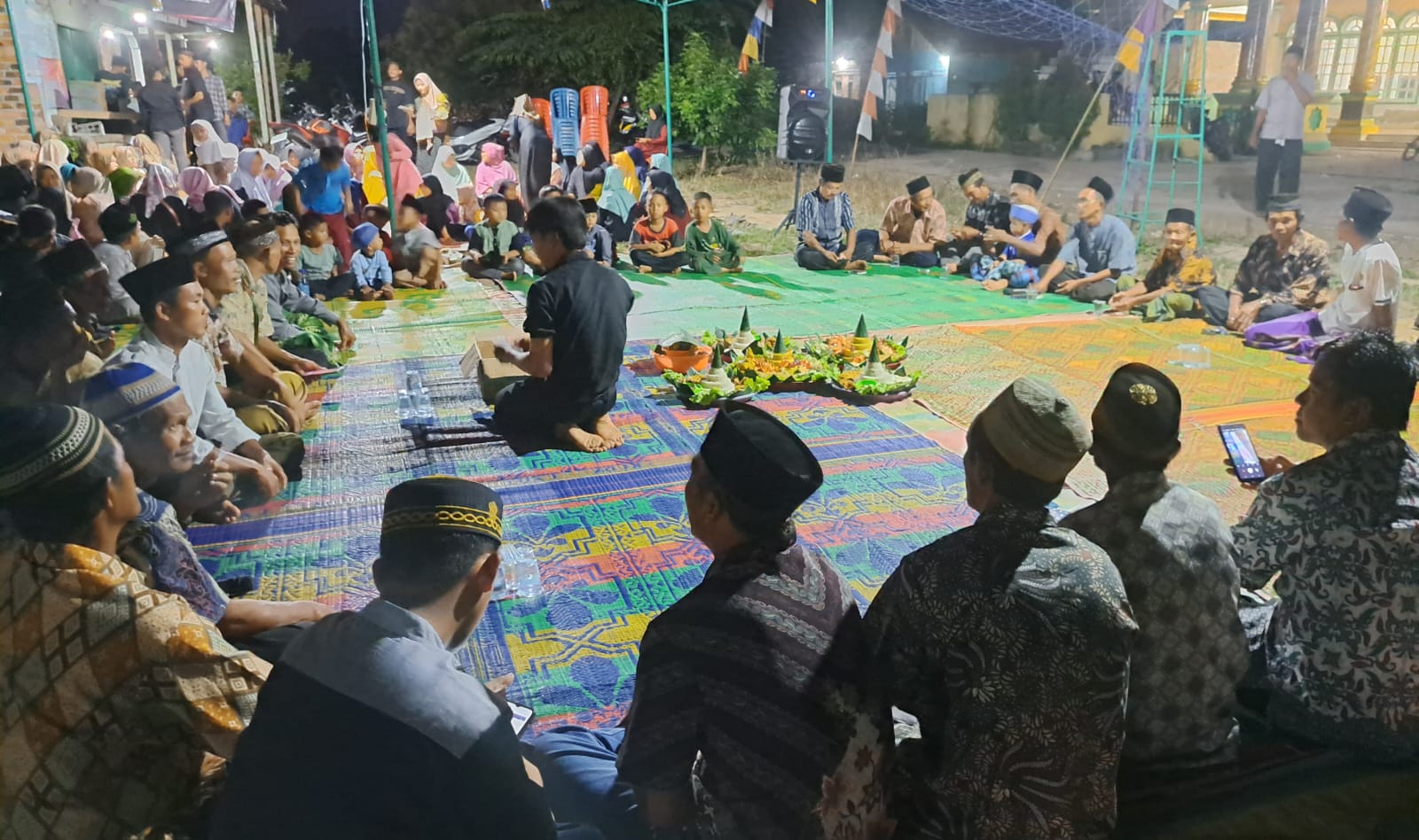 Malam HUT RI Ke-79, Warga Talang Siku Desa Pinang Banjar Gelar Istighosah dan Doa Bersama