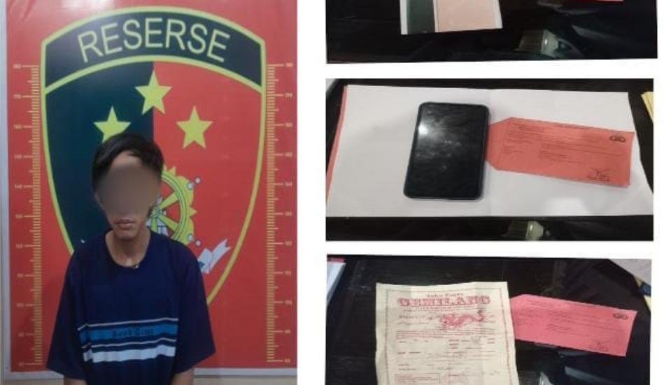 Polsek Sungai Keruh Ringkus Pemuda Pelaku Pencurian di Desa Keramat