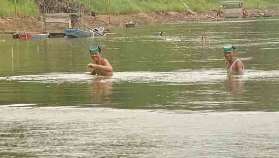 Air Sungai Musi Surut, Warga Kabupaten Tetangga Datang  'Berburu' Emas di Kecamatan Sanga Desa, Ini Lokasinya