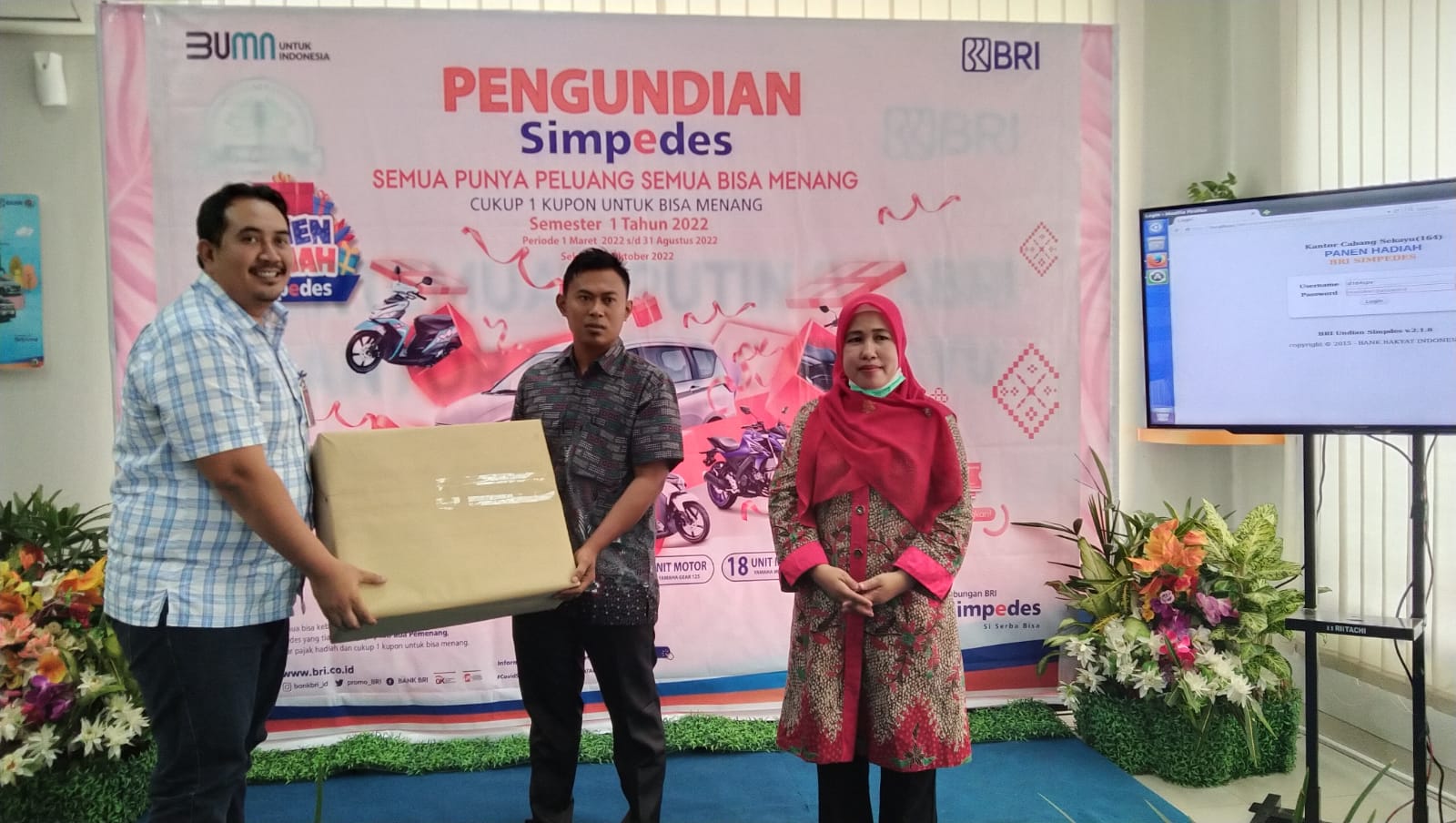 BRI Cabang Sekayu Gelar Pengundian Simpedes Periode 1 Maret hingga 31 Agustus 2022