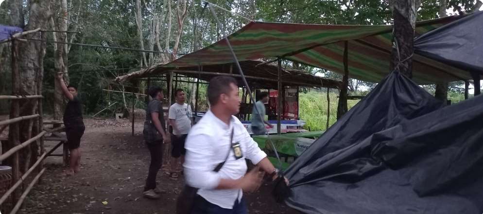 Arena Sabung Ayam dan Dadu Kuncang di Ogan Ilir Digrebek Polisi