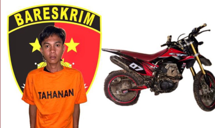 Pelaku Curanmor di Sungai Angit Diamankan Polisi