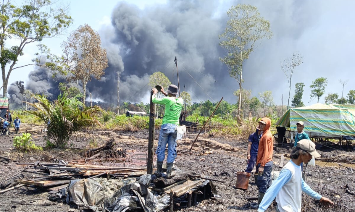 Sebanyak 72 Titik Sumur Minyak Ilegal di Parung Ditutup Tim Subsatgas Penegakan Hukum 