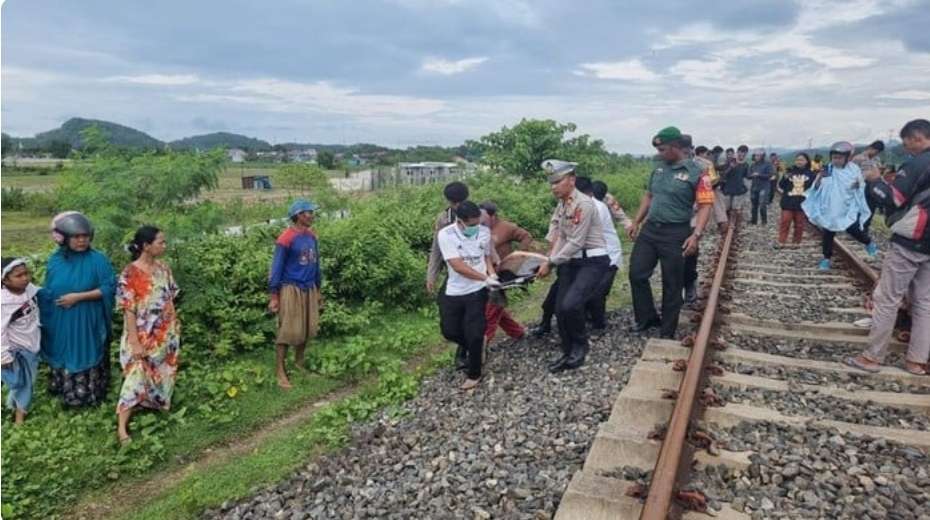 Baru Beroperasi, Kereta Api Trans Sulawesi Memakan Korban Jiwa, Warga Meninggal Tertabrak Kereta