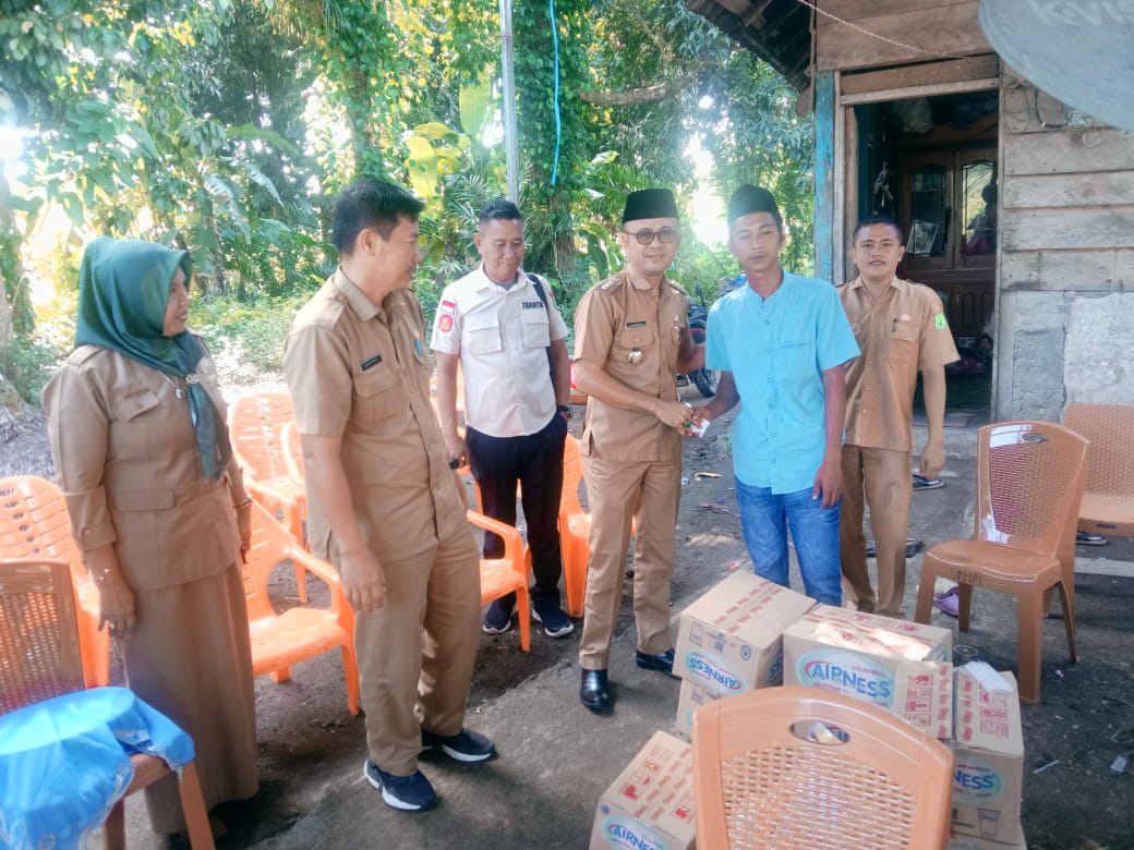 Keluarga Rafa, Bocah Tenggelam di Sungai Musi Terima Santunan Dukacita Dari Pemkab Muba