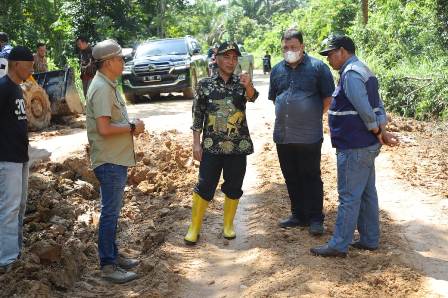 Perbaikan Jalan Rusak di Tiga Desa Masuk APBD-P 2022