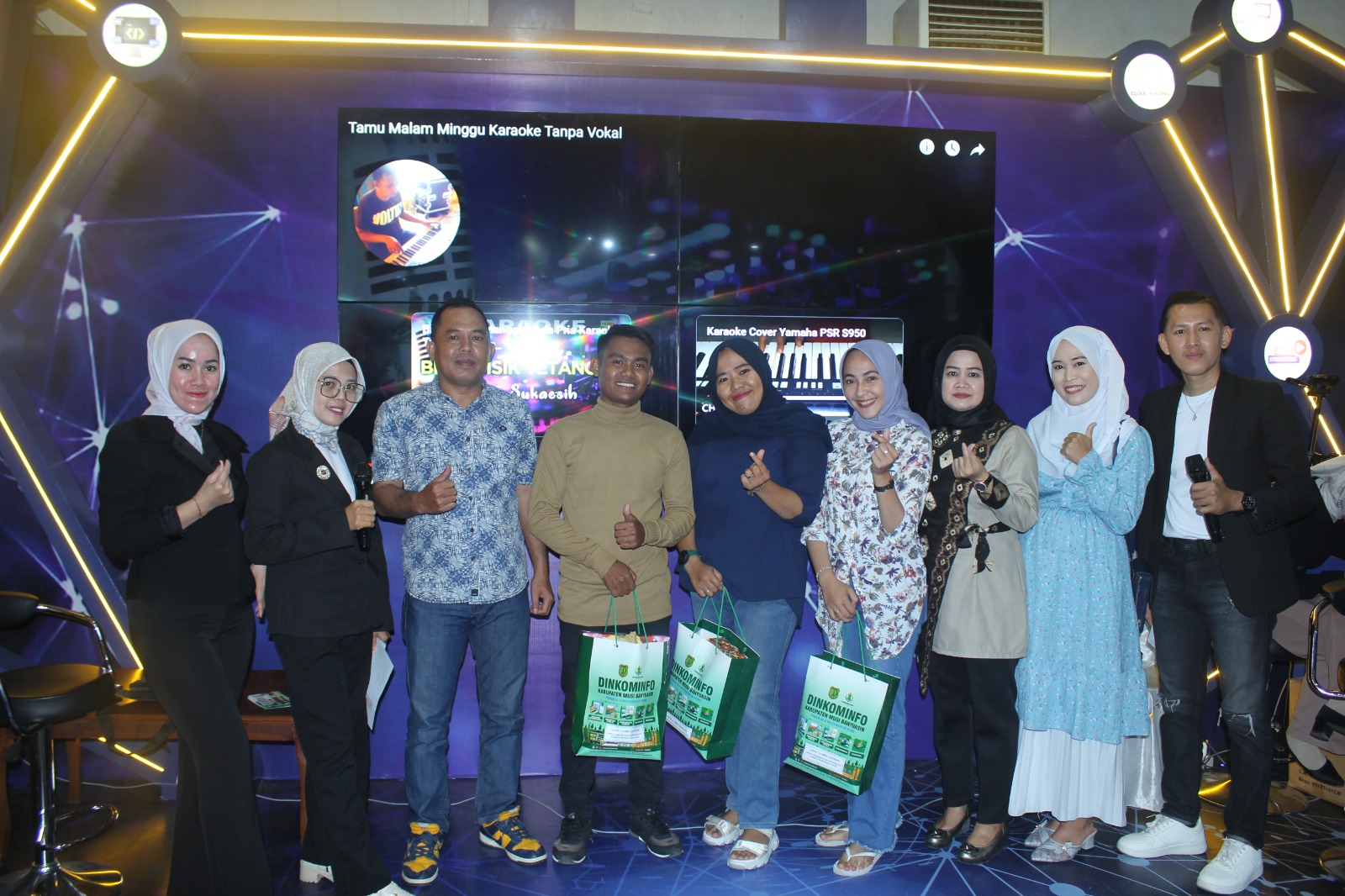 Meriahkan Lomba Karaoke, Stand Dinkominfo Datangkan Seniman Muba