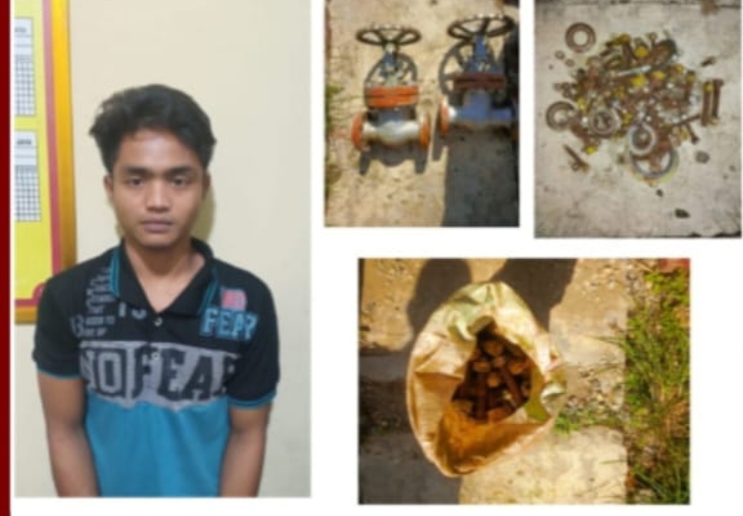 Polsek Lais Bekuk Pelaku Pencurian Komponen Industri PT Medco Energi