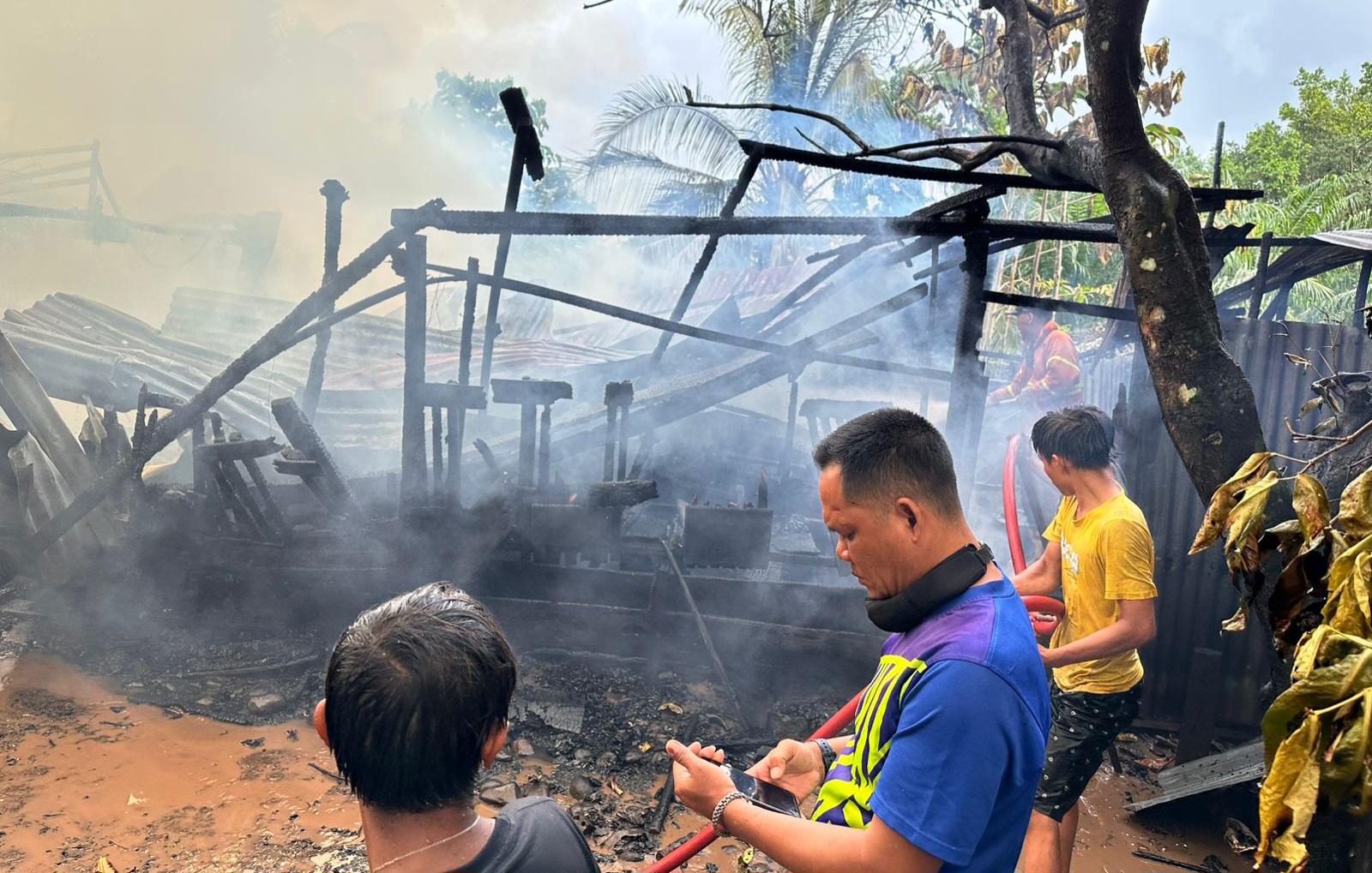 Satu Rumah Warga Mangunjaya Terbakar, Ini Dugaan Penyebabnya