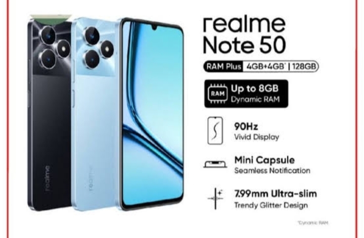 Realme Note 50, Smartphone Kelas Menengah dengan Desain Elegan dan Fitur Inovatif