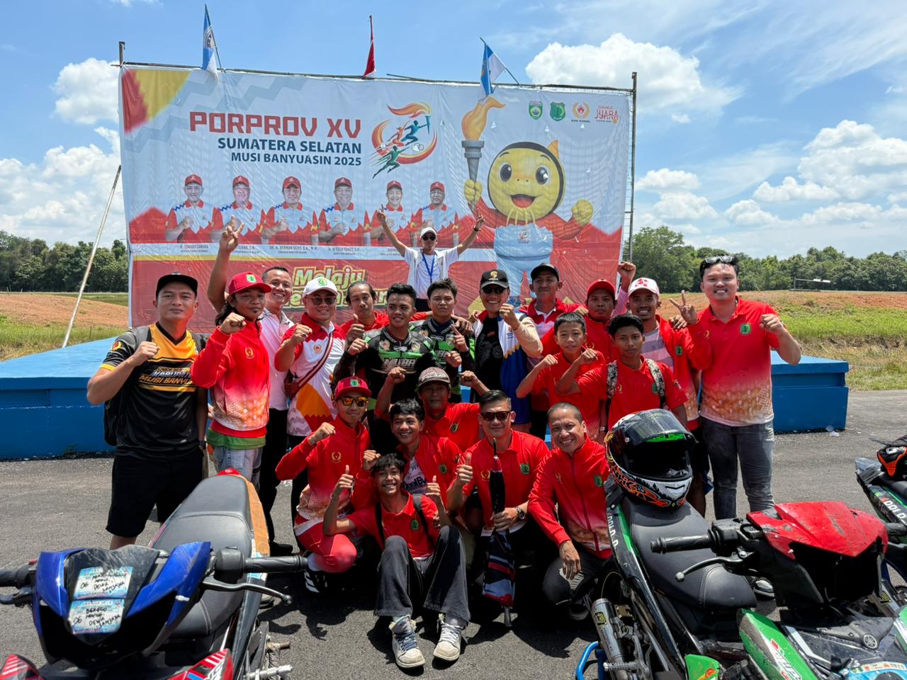 Muba Sabet Juara Umum Cabor Balap Motor Porprov XV Sumsel, Dominasi di Sirkuit Skyland Sekayu