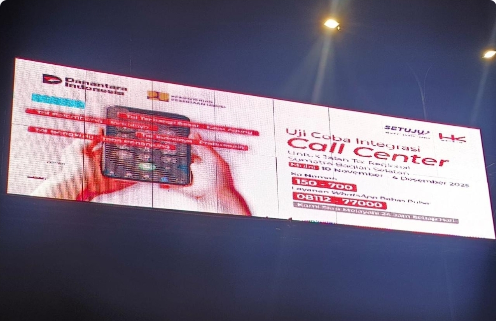 Hutama Karya Uji Coba Integrasi Call Center di Jalan Tol Sumatera Selatan, Layanan Lebih Cepat dan Terpadu