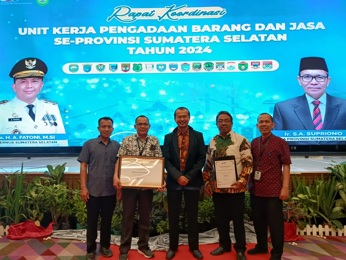 Pemkab Muba Sabet 2 Penghargaan P3DN dan UKPBJ Tingkat Provinsi 