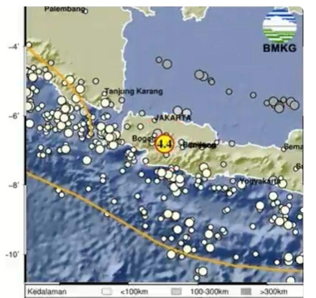 Cianjur Kembali Diguncang Gempa, Kekuatan Capai 4,4 Magnitudo 