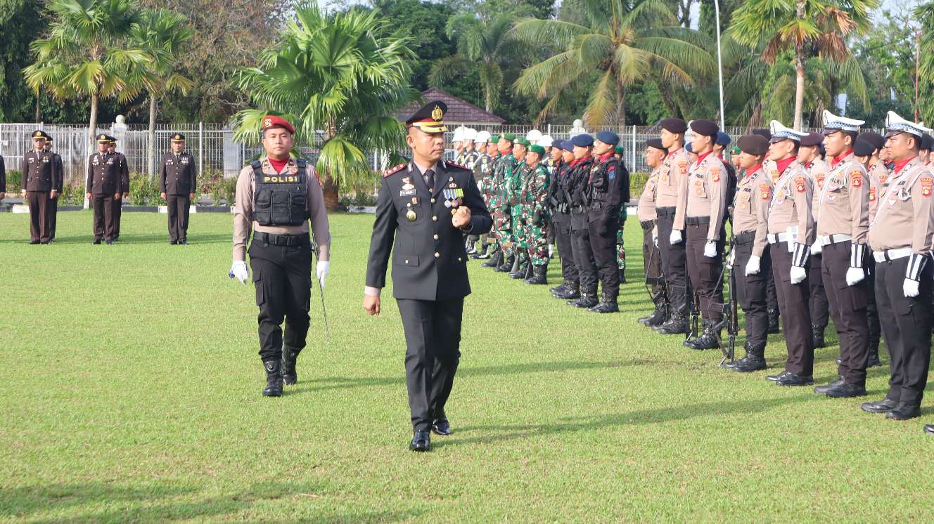 Polres Muba Gelar Upacara dan Syukuran HUT Bhayangkara ke-79 di Bumi Serasan Sekate