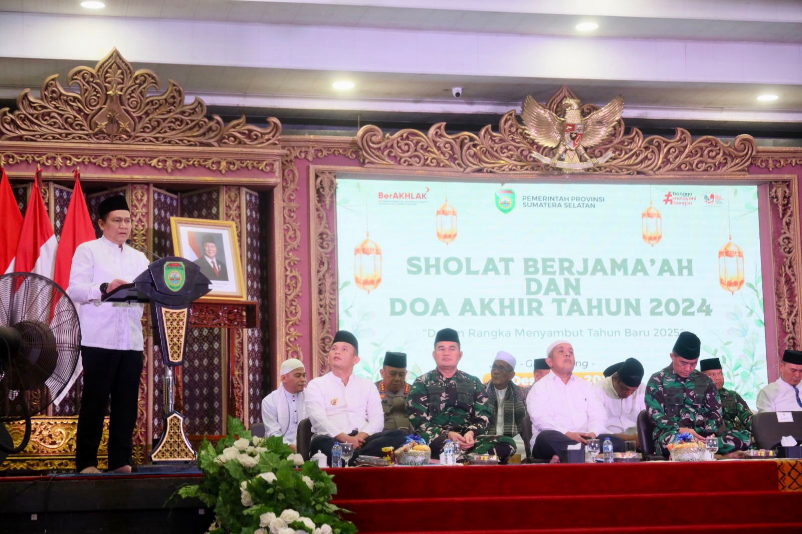 Pj Gubernur Elen Setiadi  Gelar Sholat  dan Doa Bersama Forkopimda Sambut Pergantian Tahun 2025