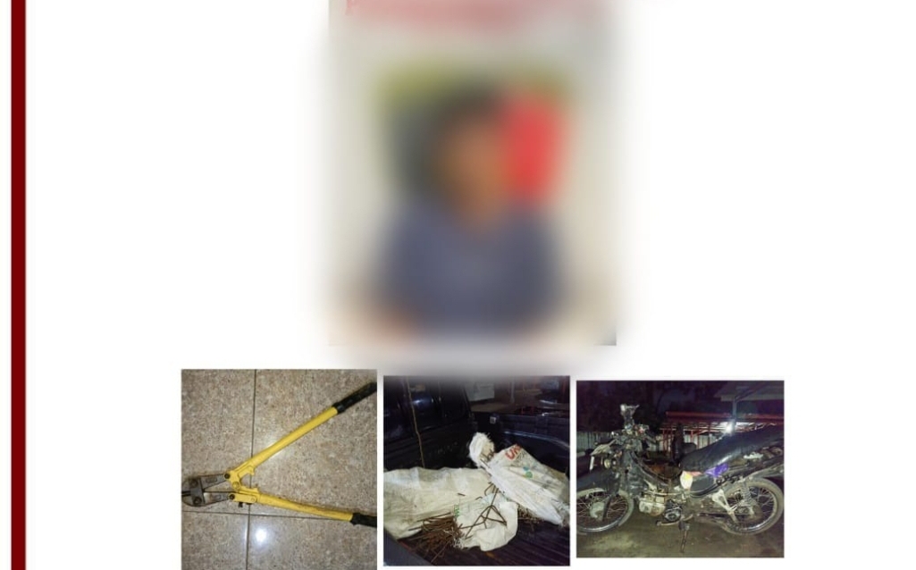 Bobol Pagar Masjid, Warga Sanga Desa Ditangkap Polisi Saat Hendak Jual Besi Curian