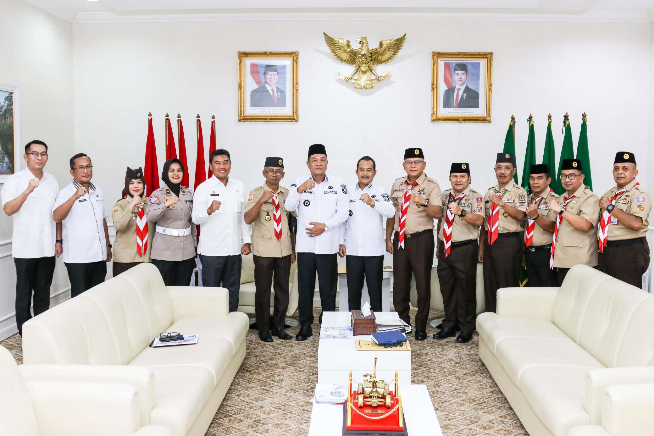 Bupati Muba H M Toha SH Dukung Penuh Kegiatan Pramuka untuk Pembentukan Karakter Pemuda