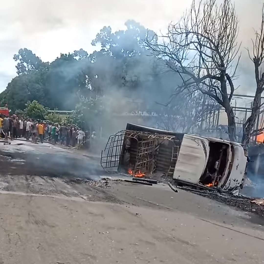 Sopir Mobil Grandmax Penyebab Kebakaran, Sempat Lepas Nopol Sebelum Kabur