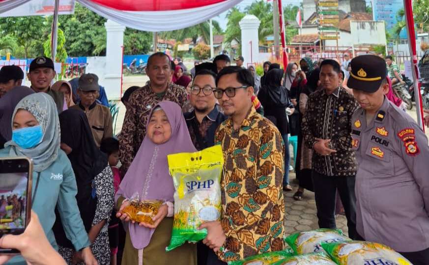 Pemkab Muba Gencarkan Gerakan Pangan Murah! Ribuan Warga Serbu Lokasi Demi Dapat Harga Super Terjangkau