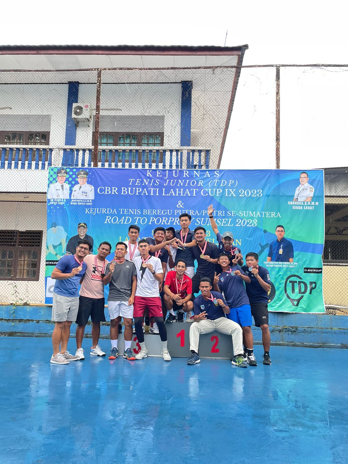 Borong Medali, Pelti Muba Raih Juara Umum Kejurnas Tenis di Kabupaten Lahat