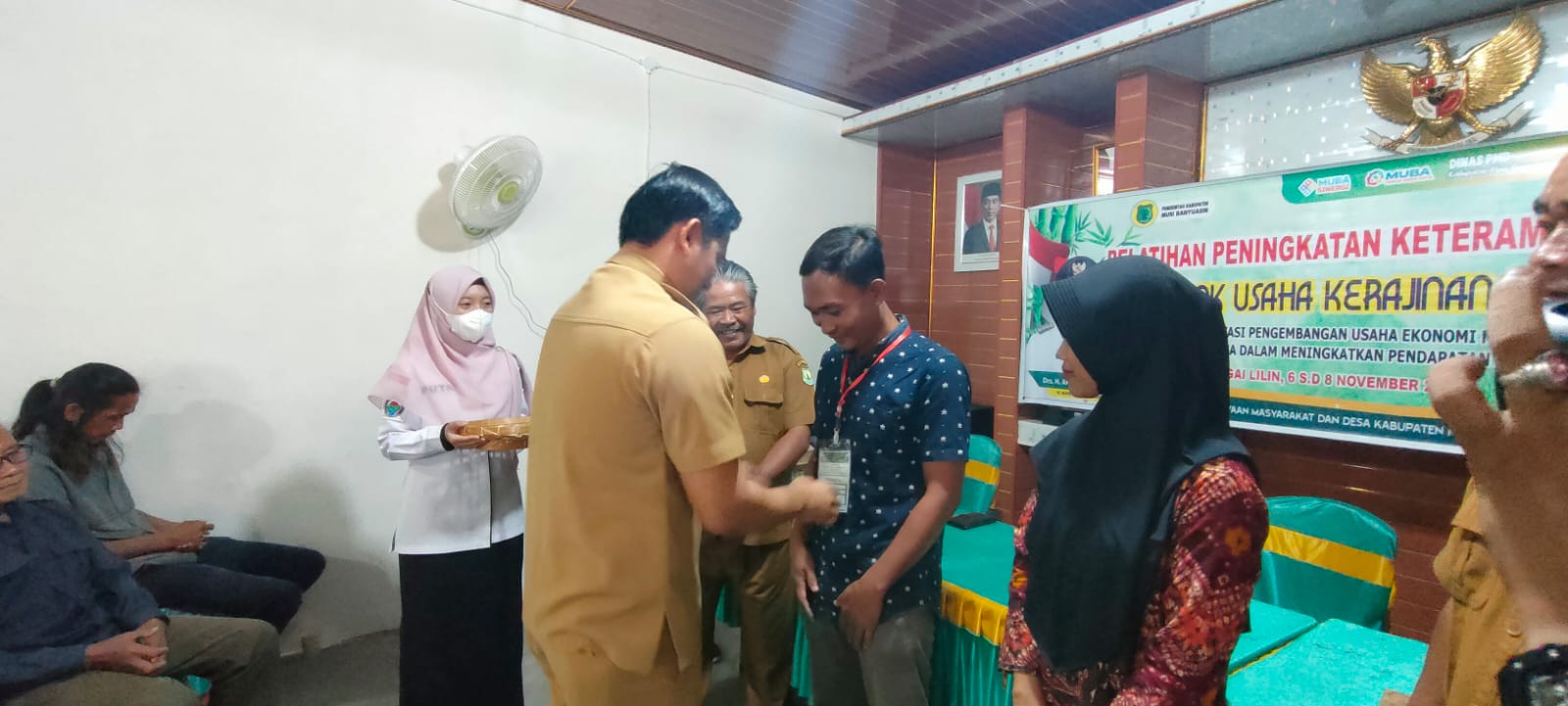 PMD Muba Gelar Pelatihan Peningkatan Keterampilan Kelompok Usaha Kerajinan Bambu