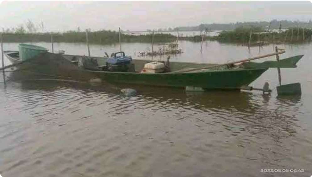 Diduga Kesentrum, Pencari Ikan di Ogan Ilir Ditemukan Mengapung Disamping Perahu