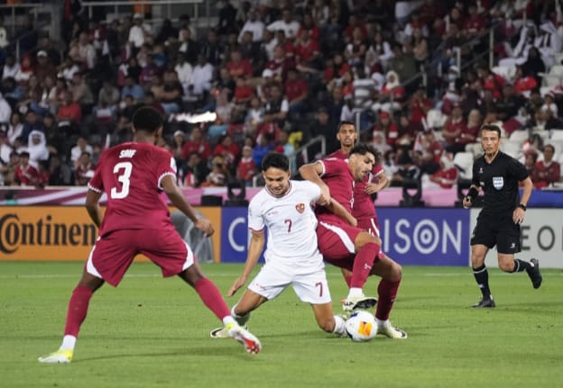 Dapat Dua Kartu Merah, Timnas Garuda Muda Takluk 2-0 Atas Tuan Rumah Qatar