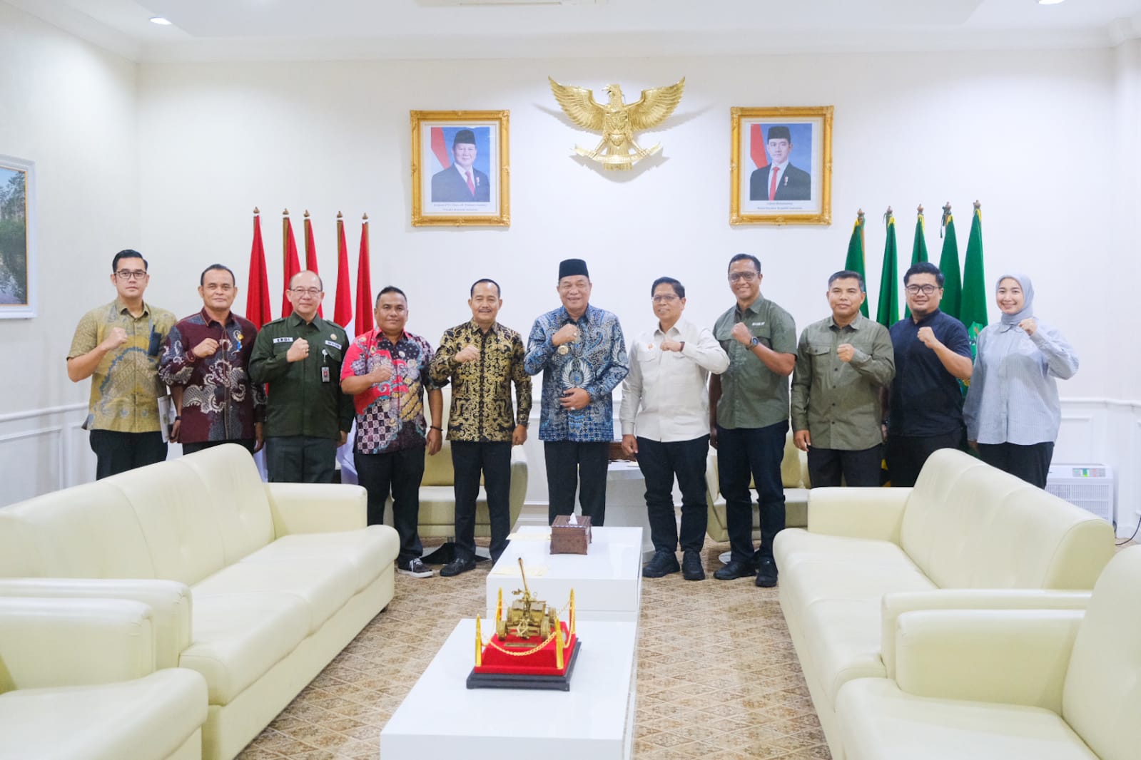 Sambangi Bupati H M Toha, BIN Sumsel Siap Lakukan Monitoring untuk Wujudkan Muba yang Aman dan Kondusif