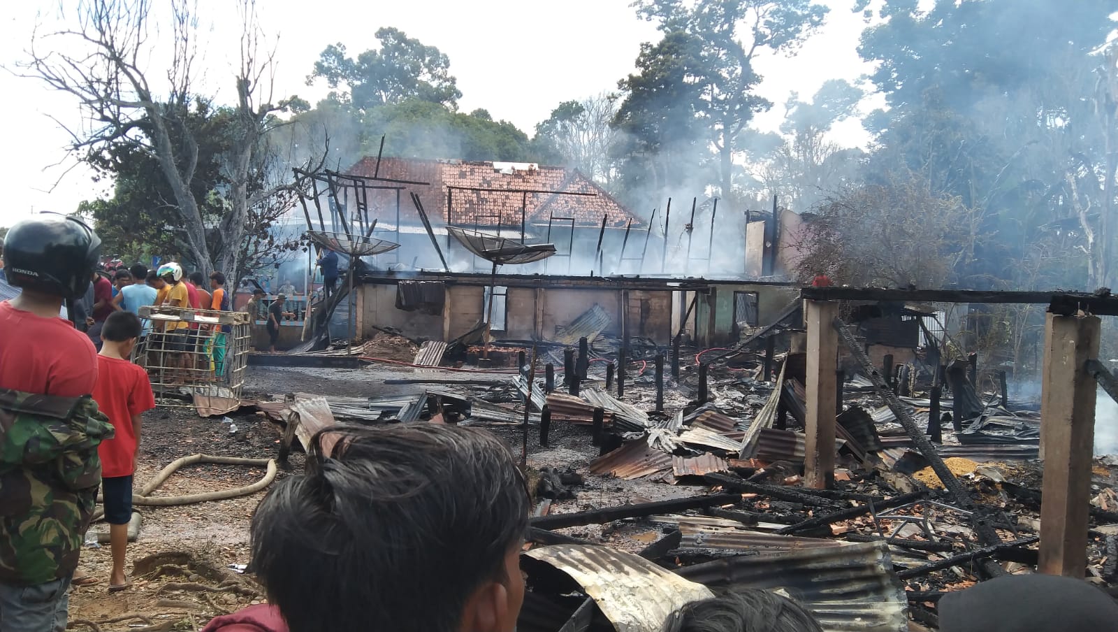 Ini Pemilik Rumah Terbakar di Ulak Teberau, Kerugian Ratusan Juta Rupiah