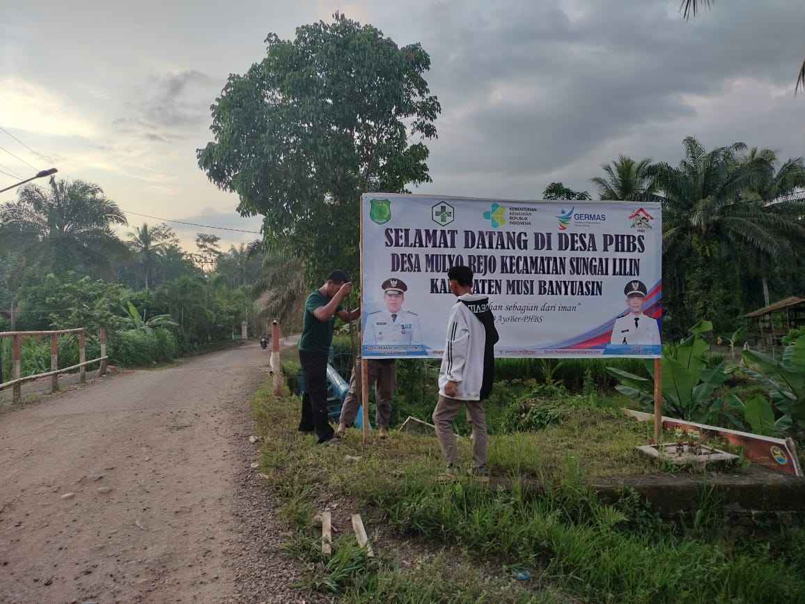 Desa Mulyo Rejo Melakukan Persiapan, Menyambut Tim PHBS Tingkat Provinsi