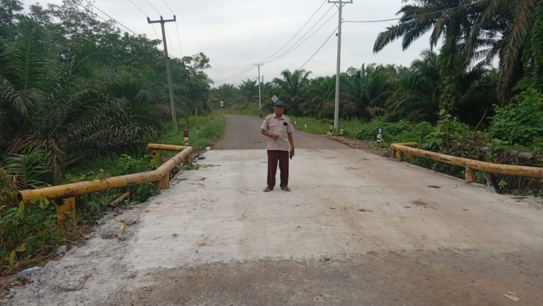 Jembatan Sungai Pingkut Rampung Diperbaiki, Akses Talang Siku–Keluang Kembali Lancar