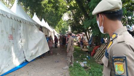 Pasar Malam di Terminal Randik Sekayu   Dibongkar 