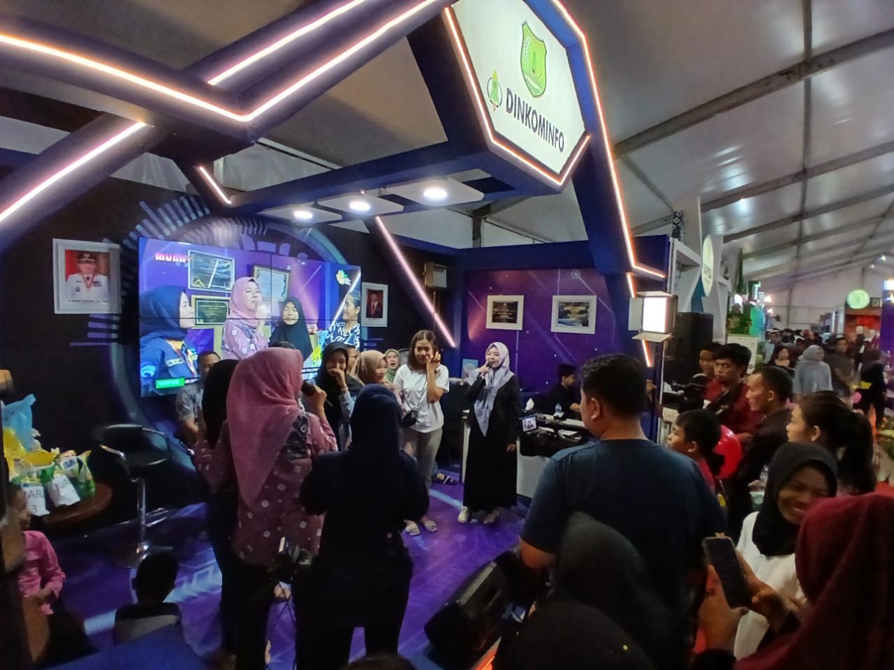 Selalu Hadirkan Games Menarik, Stand Kominfo Tak Pernah Sepi Pengunjung