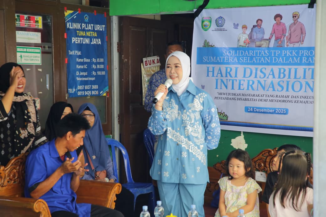 Feby Deru Dorong Kemandirian Ekonomi dan Akses Ramah Disabilitas bagi Pertuni Sumsel