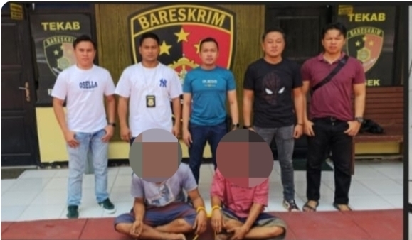 Dua Pencuri Kabel Penerangan Tol Palindra Ditangkap Polsek Indralaya dalam Operasi Sikat Musi 2025