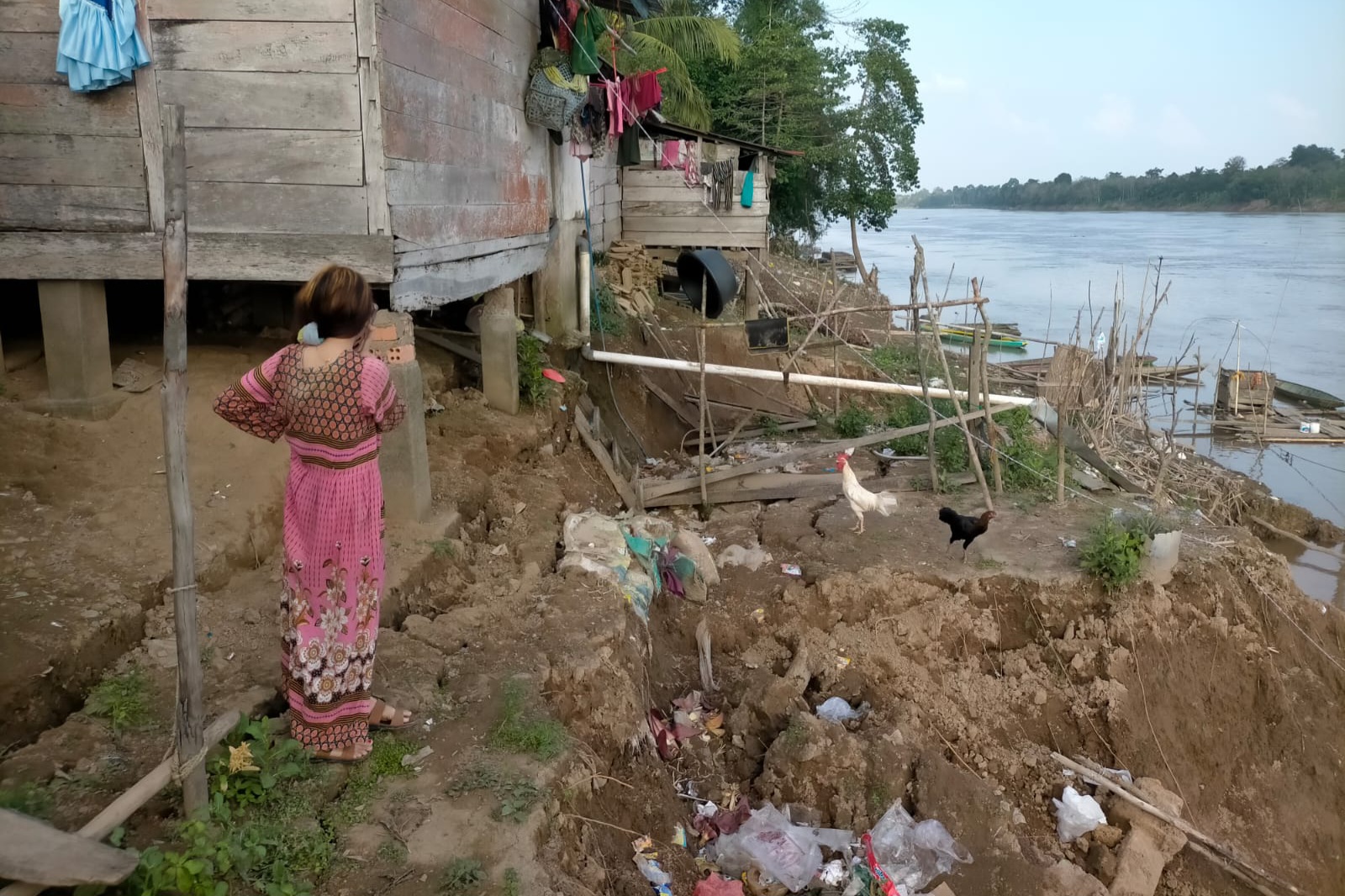 Susul Sekayu, Longsor di Rantau Panjang Kecamatan Lawang Wetan, Sebabkan 3 Rumah Rusak 