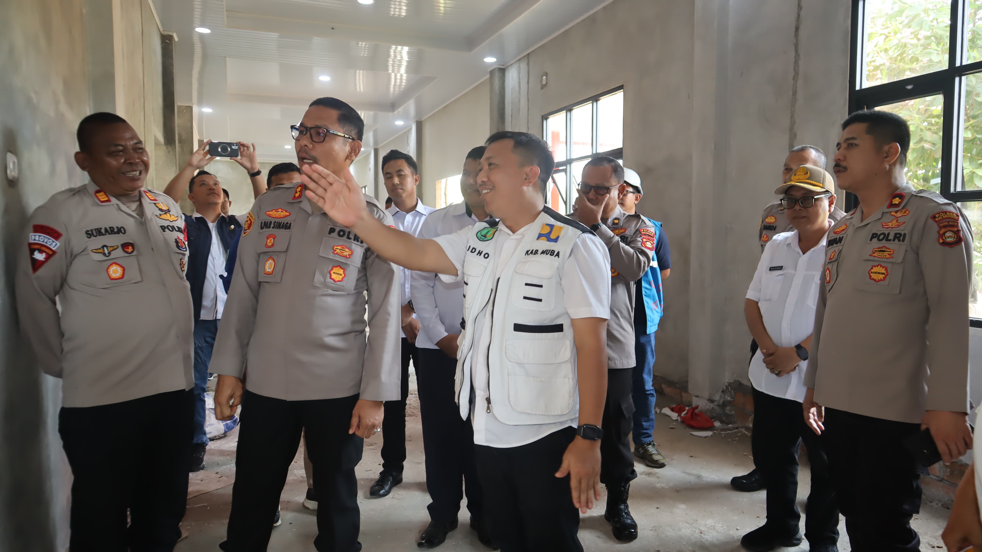 Kapolres Muba Kunjungi Markas Kompi 3 Satbrimob Polda Sumsel di Kota Sekayu