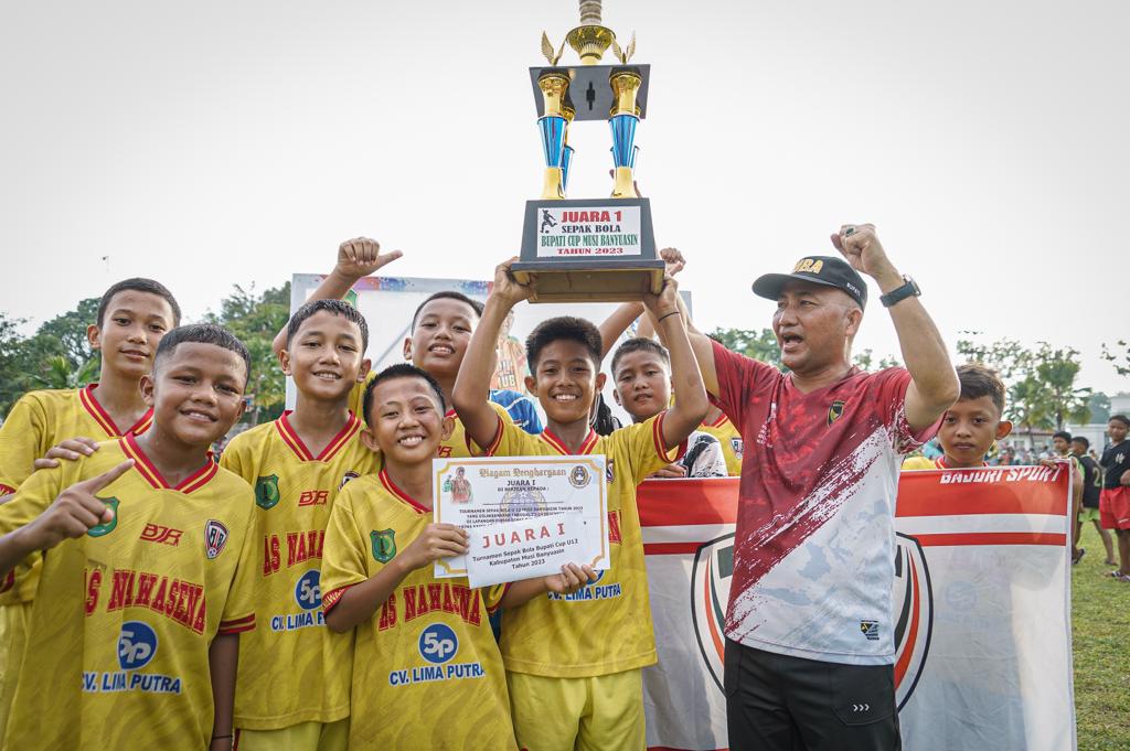 Persimuba A Takluk, Tim Nawasena Juara Sepakbola Bupati Muba Cup 2023