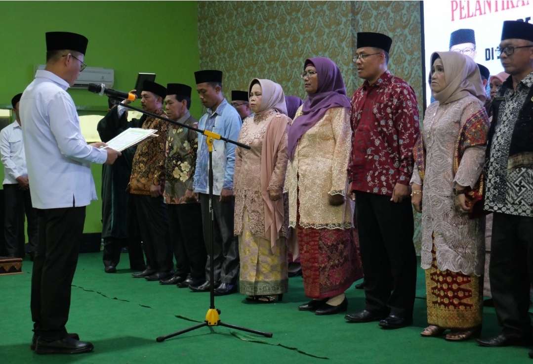 Pesan Kanwil Kemenag Sumsel Kepada 31 Kepala Madrasah Negeri Yang Baru Dilantik
