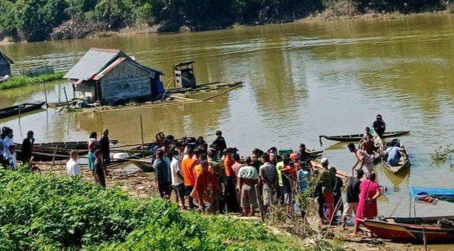 Heboh, Ditemukan Mayat Mengapung di Desa Petaling