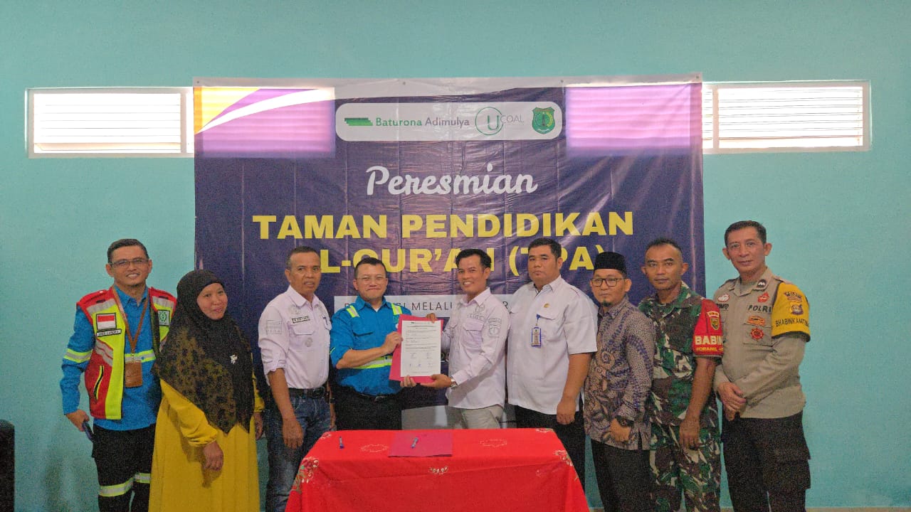 PT Baturona Resmikan TPA Al-Mubarokah Desa Supat Timur, Direnovasi Melalui Program PPM 