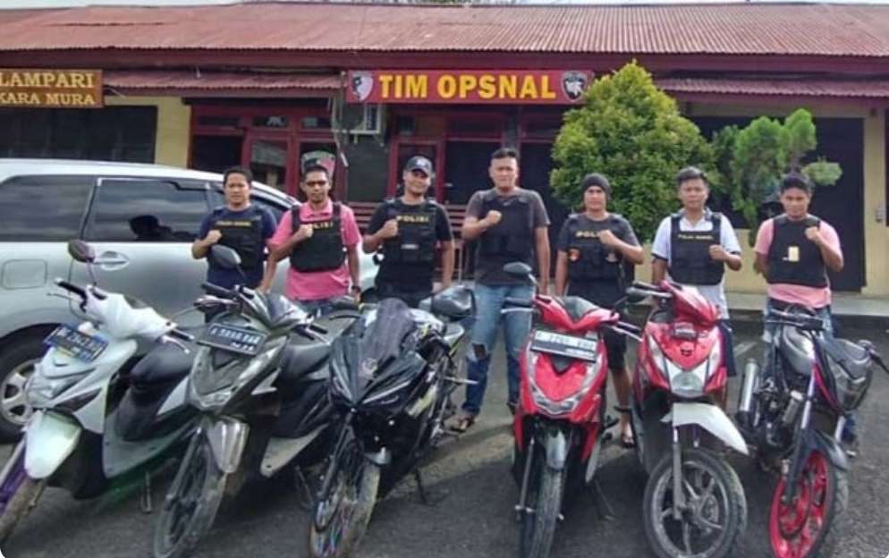 Diduga Terlibat Kepemilikan Motor Bodong, Sejumlah Remaja di Musi Rawas Diamankan