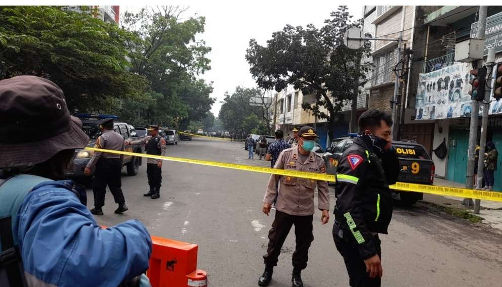 Diduga Bom Bunuh Diri Terjadi di Polsek Astana Anyar, Jawa Barat