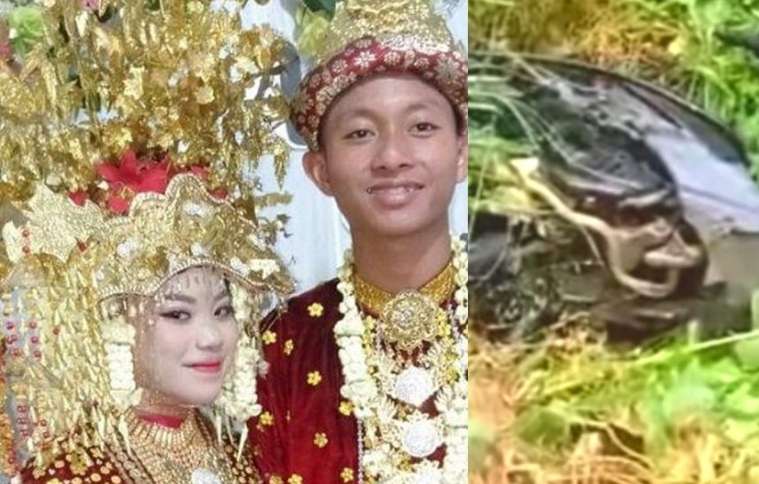 Tragis, Baru Genap Sebulan Menikah, Pasutri di Baturaja Meninggal Kecelakaan