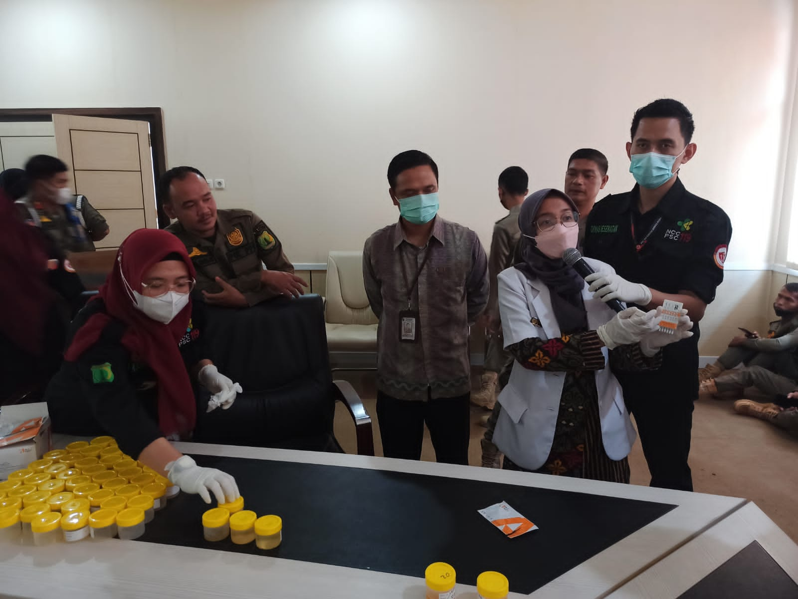 5 Oknum Sat Pol PP Muba Terancam Dipecat, Hasil Tes Urine Positif Mengandung Narkoba