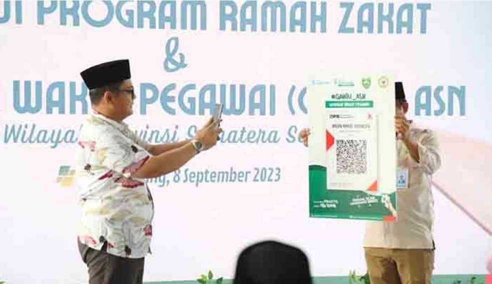 Bank Sumsel Babel Salurkan Zakat Penghasilan Pegawai