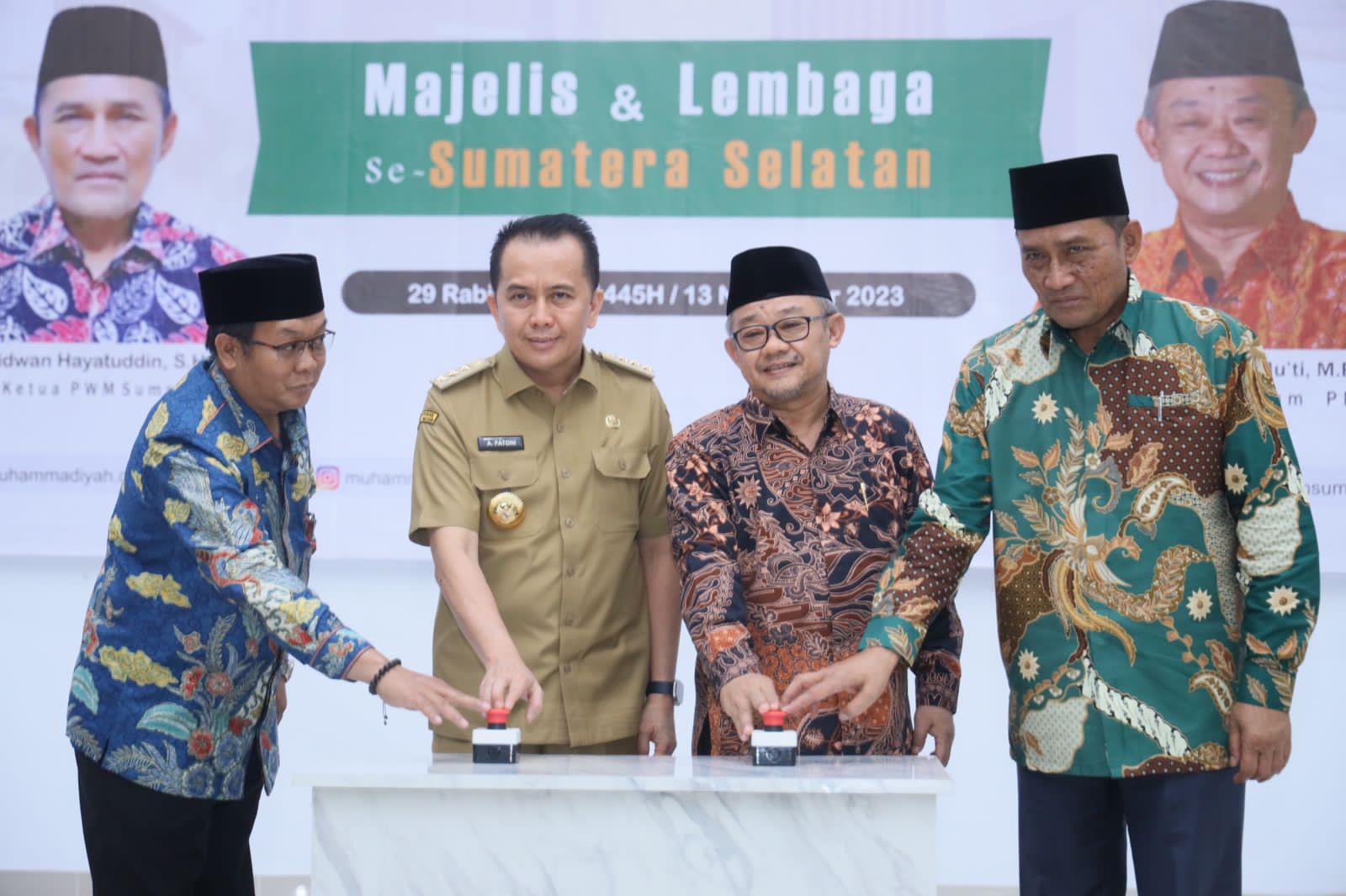 Pj Gubernur Agus Fatoni Buka Rakerwil Muhammadiyah se-Sumatera Selatan