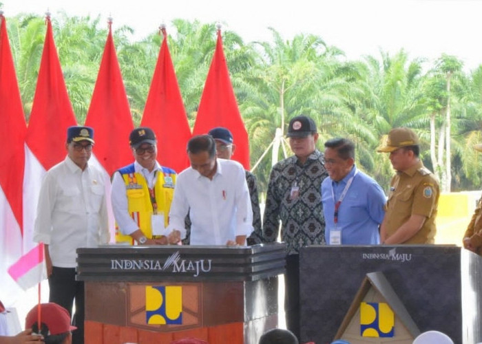 Presiden Jokowi Resmikan Tol Bayung Lencir Tempino, Bareng Dengan Tol Limapuluh - Kisaran